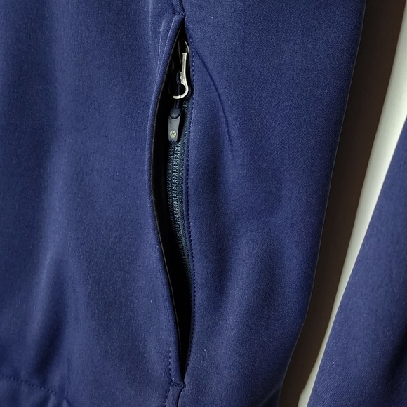 Marmot Soft Shell Jacket Fleece Lined Full Zip Blue Men's Small - Picture 6 of 10